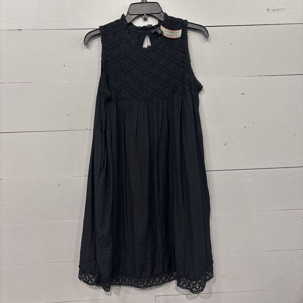 TRIBALFEMME,FLOWY TANK DRESS ,BLK ,M