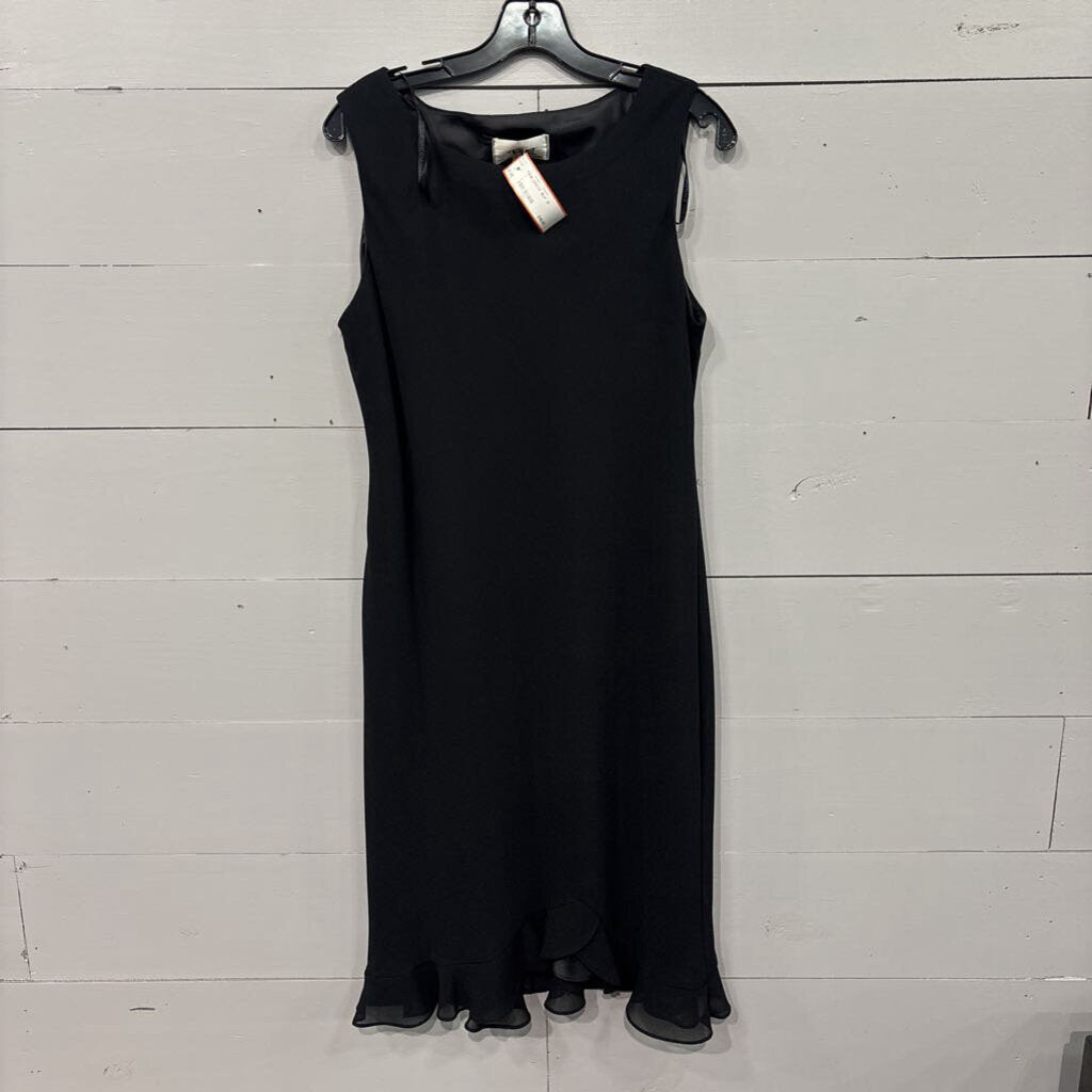 DONNA RICCO,TANK DRESS ,BLK ,12