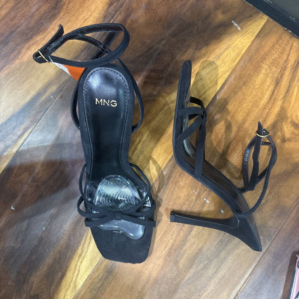 MNG,OPENTOE HEEL ,BLK ,8