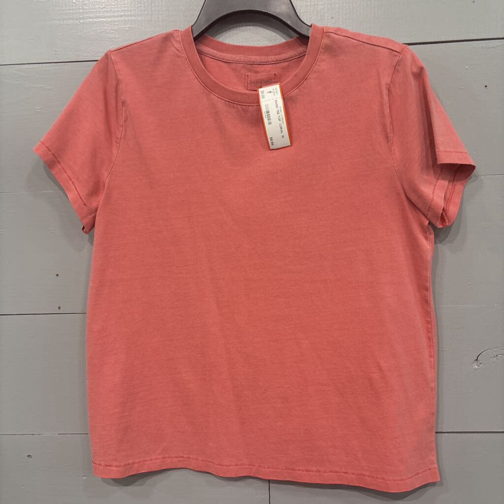 THREAD & SUPPLY,BASIC TEE TOP ,CORAL ,M