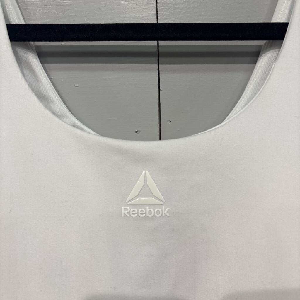 REEBOK,BRA TANK TOP,WHITE,XL