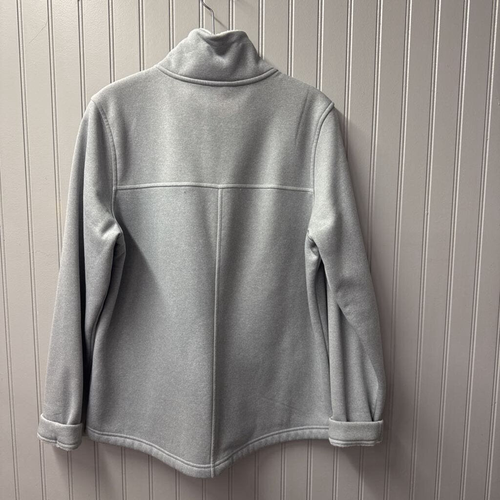 NORTH FACE,ZIPPERED JACKET,GRAY,M
