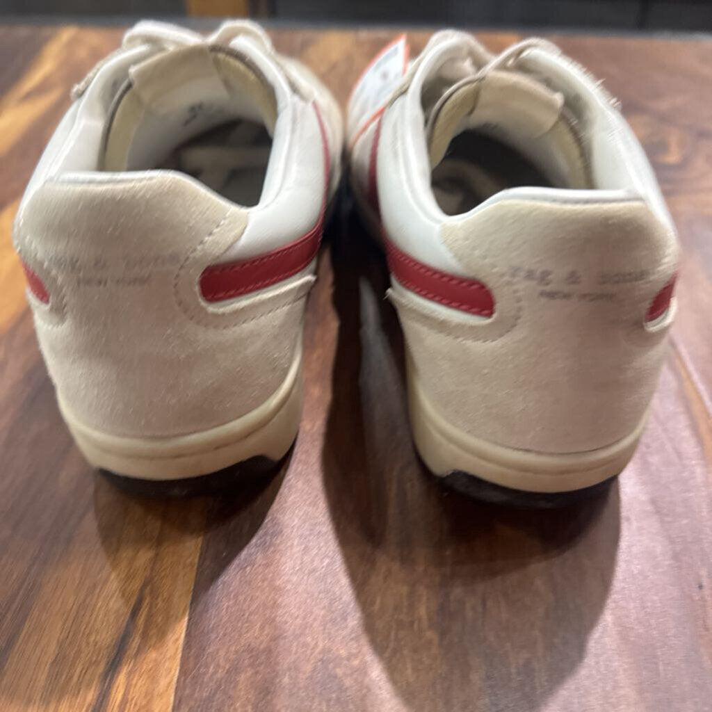 RAG & BONE,TRENDY SNEAKER ,RED WHT ,37.5
