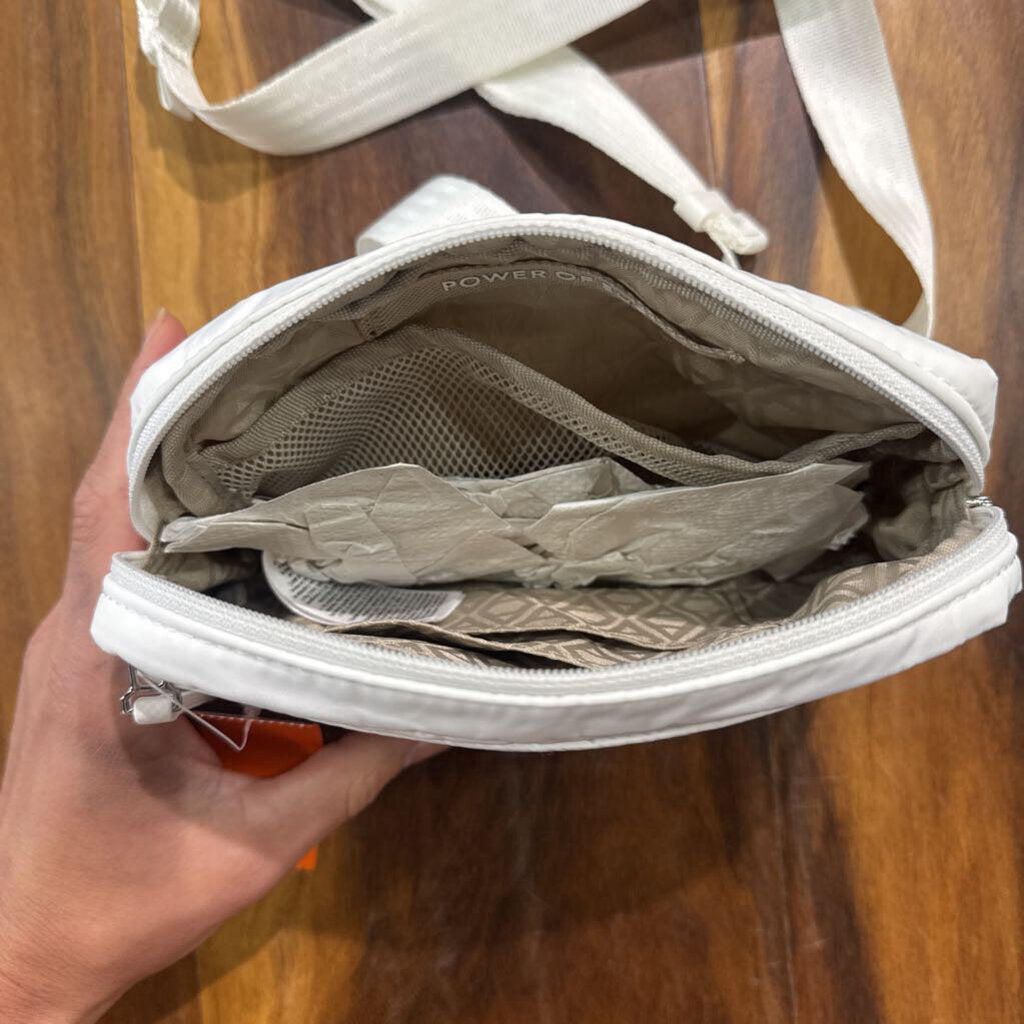 ATHLETA,ATHLETA BELT BAG ,WHT