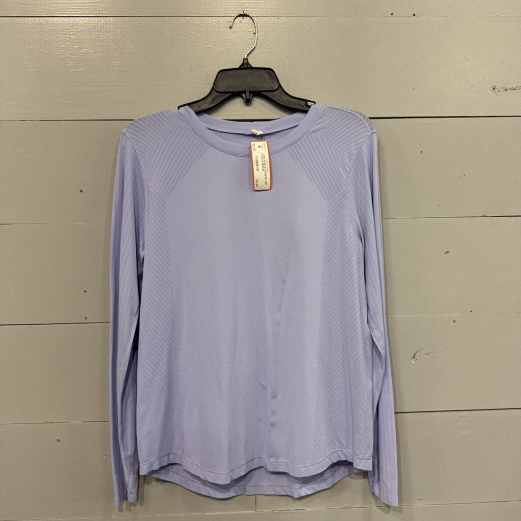 DSG,LONG SLEEVE ATHLETIC TOP,PURPLE,MEDIUM