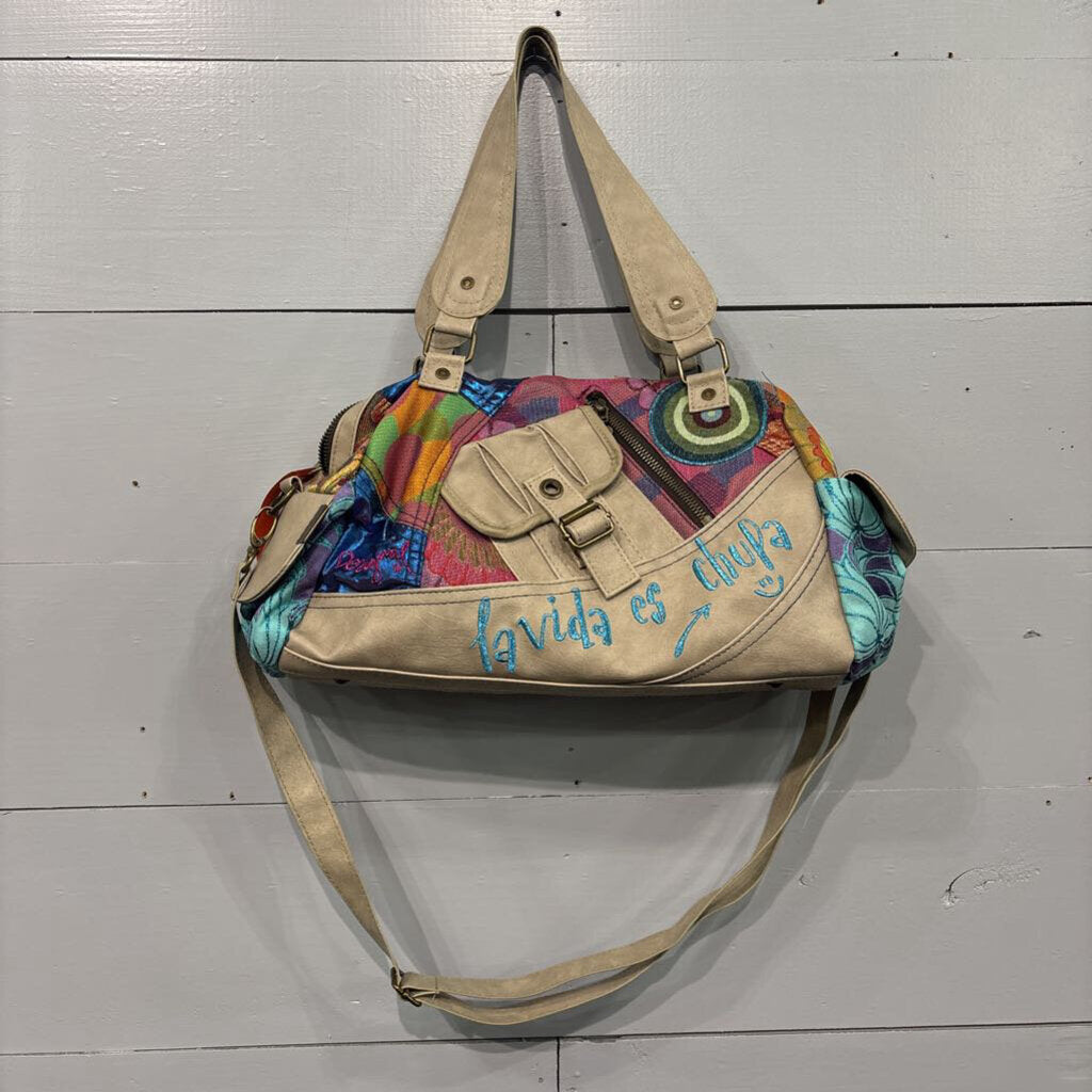 DESIGUAL,PATTERNED CROSSBODY,MULTI