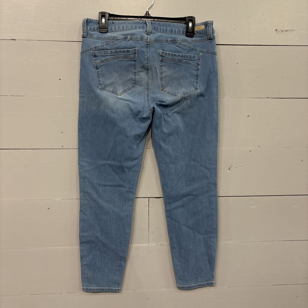 LIVERPOOL,DENIM ANKLE SKINNY ,BLUE ,31
