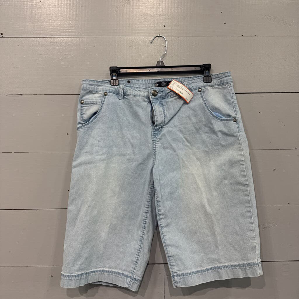 TRU LUXE,LIGHT WASH DENIM JEANS,DENIM,34/18