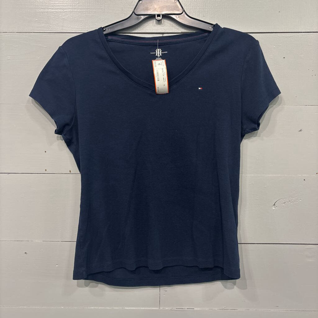 TOMMY HILFIGER,BASIC TOP ,NAVY ,XL