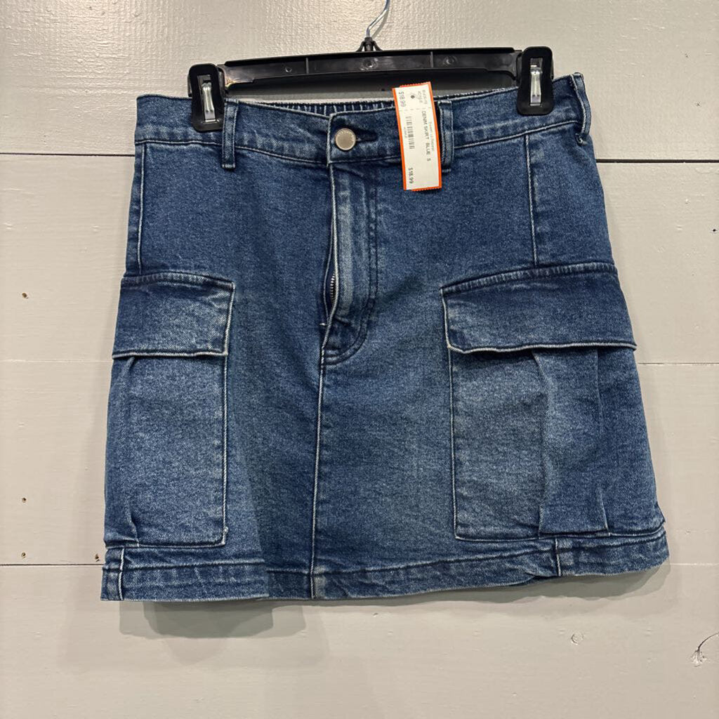 COPPER KEY,DENIM SKIRT ,BLUE ,S