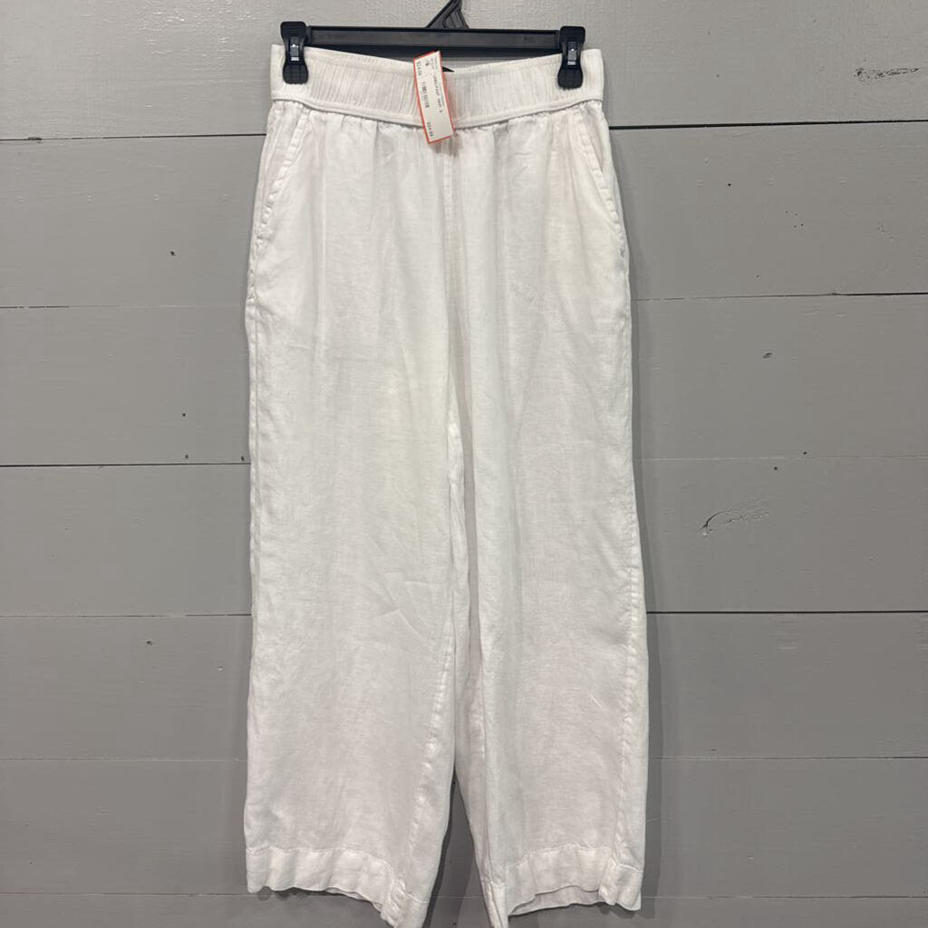 LINEN PANT ,WHT ,S