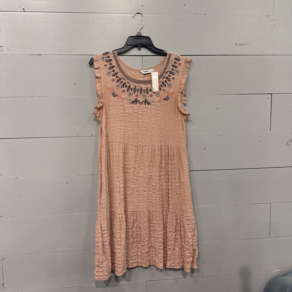 SONOMA,TIERED SRESS ,BLUSH ,M