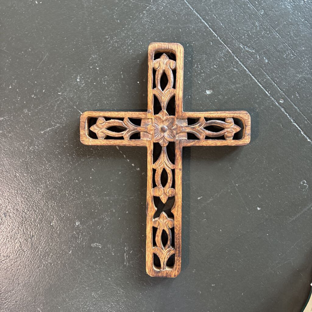 *WOODEN CROSS ,BROWN