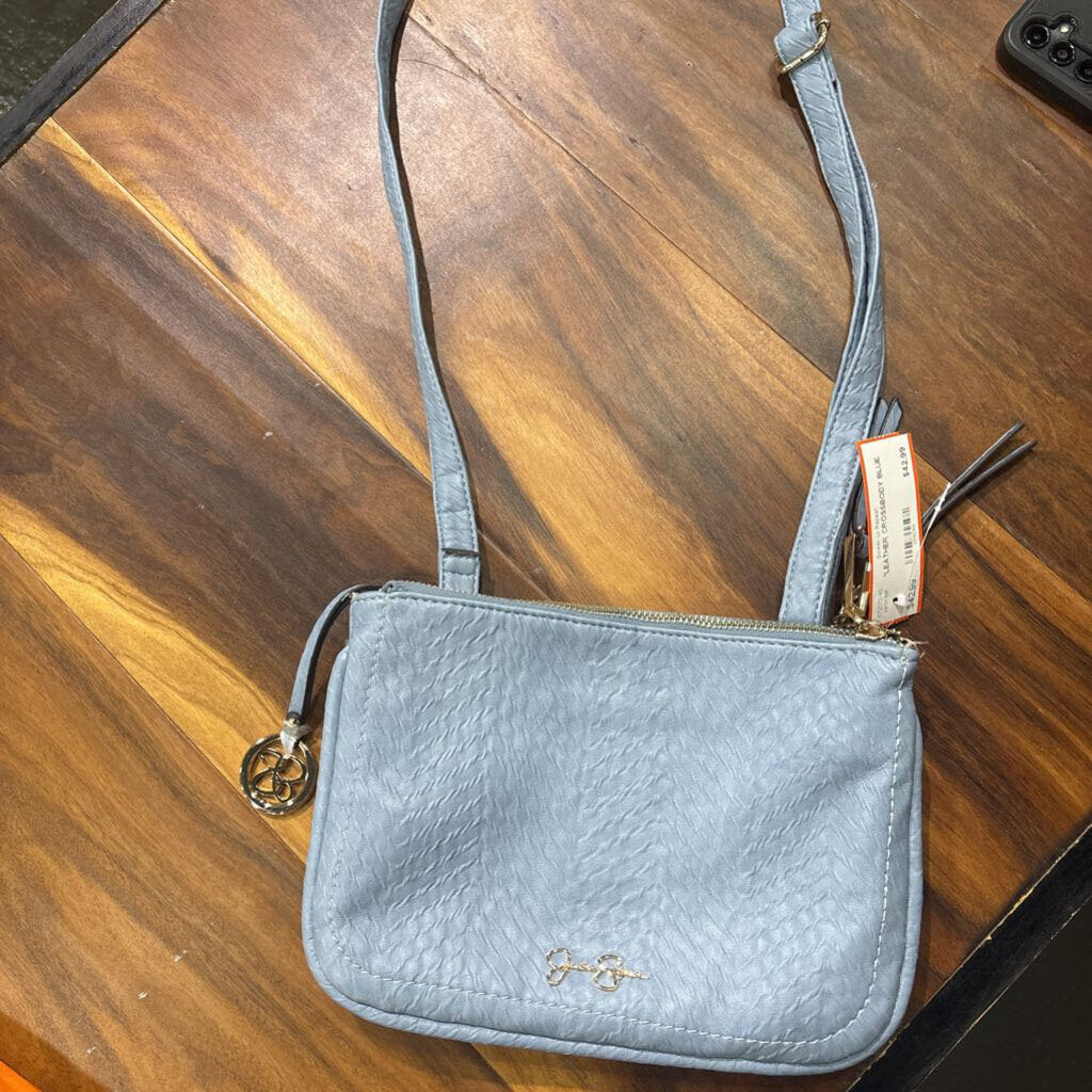 JESSICA SIMPSON,*LEATHER CROSSBODY,BLUE