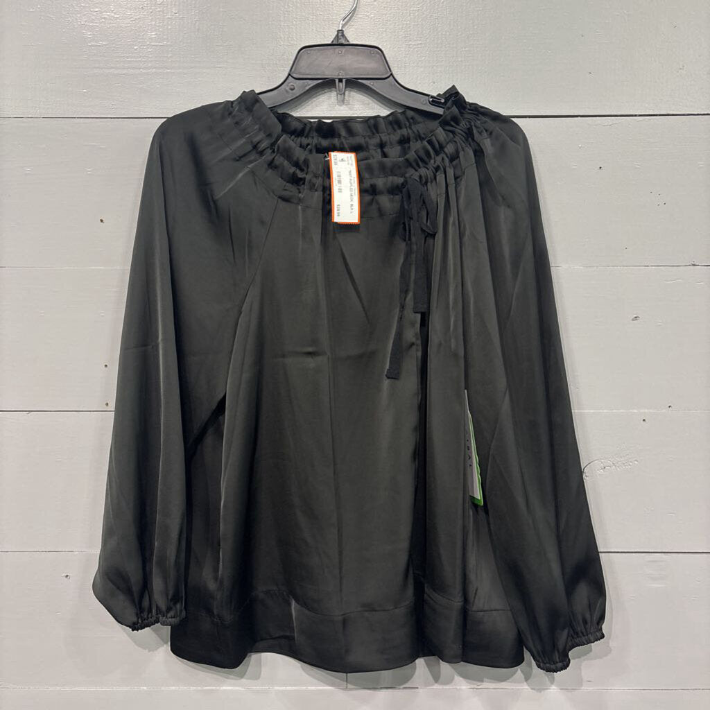 TRIBAL,*NWT RUFFLED NECK ,BLK,L