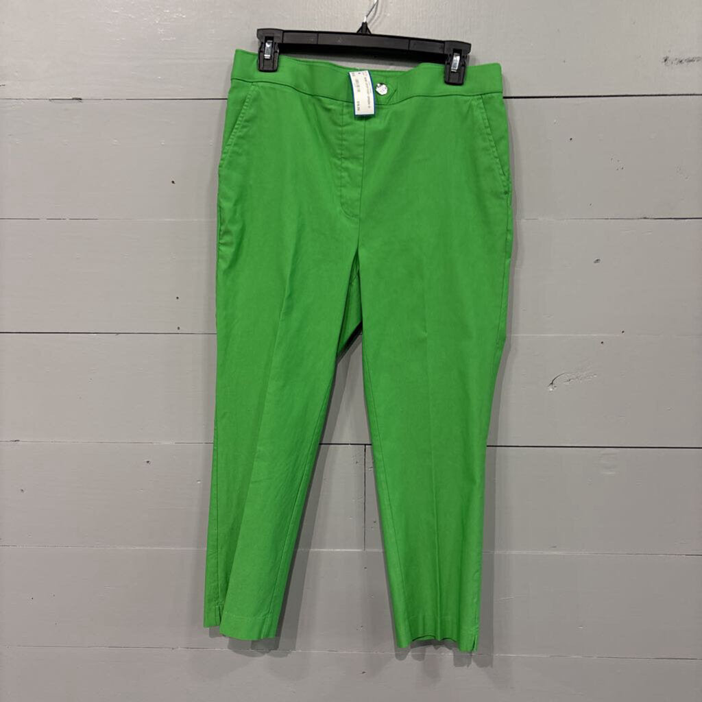 RAFAELA,BASIC CROP PANT,GREEN,12