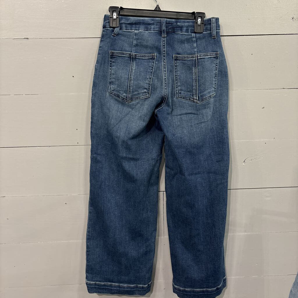 KUT,*DENIM STRAIGHT LEG JEANS,BLUE ,4