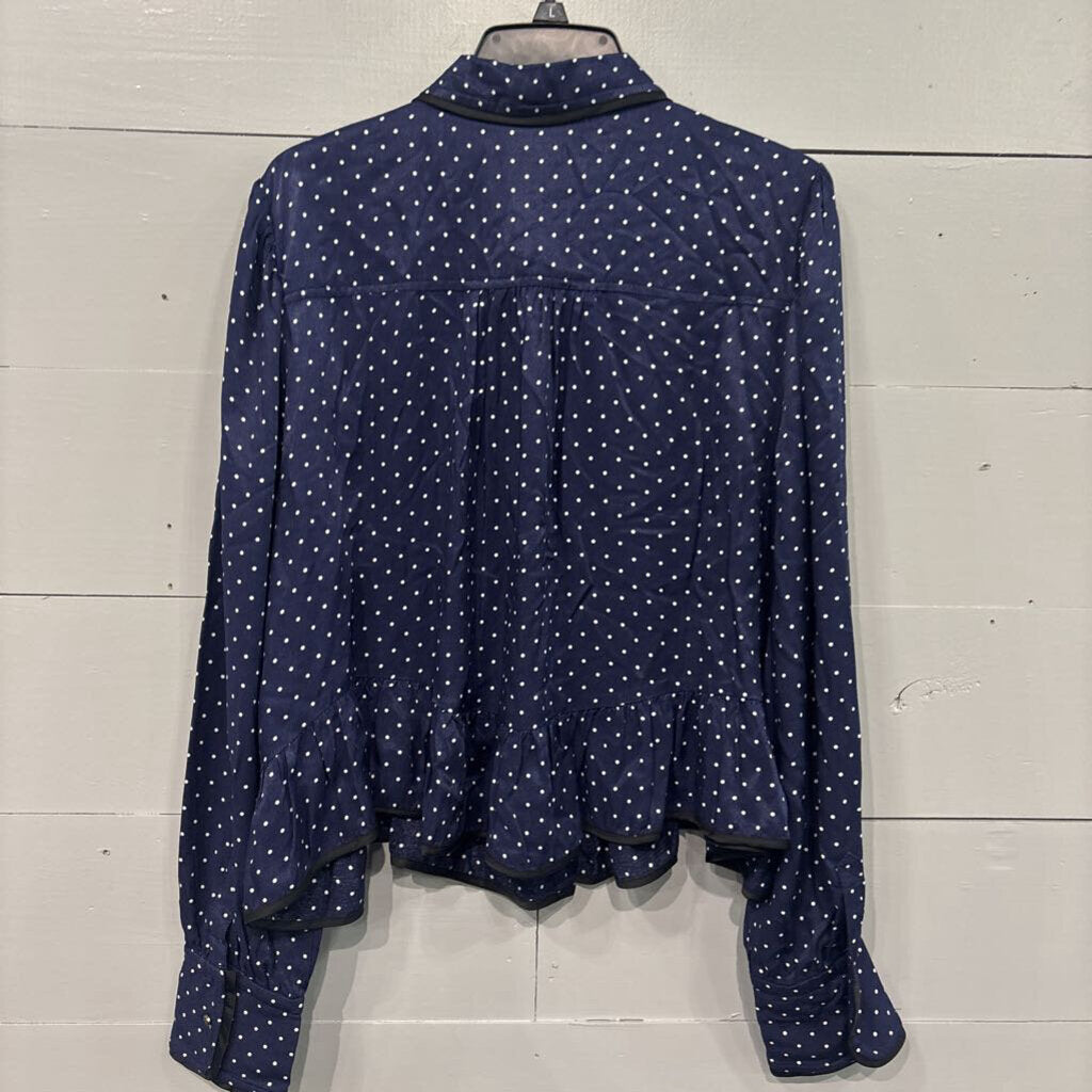 MAEVE,POKE A DOT LSV TOP,BL/WH,L