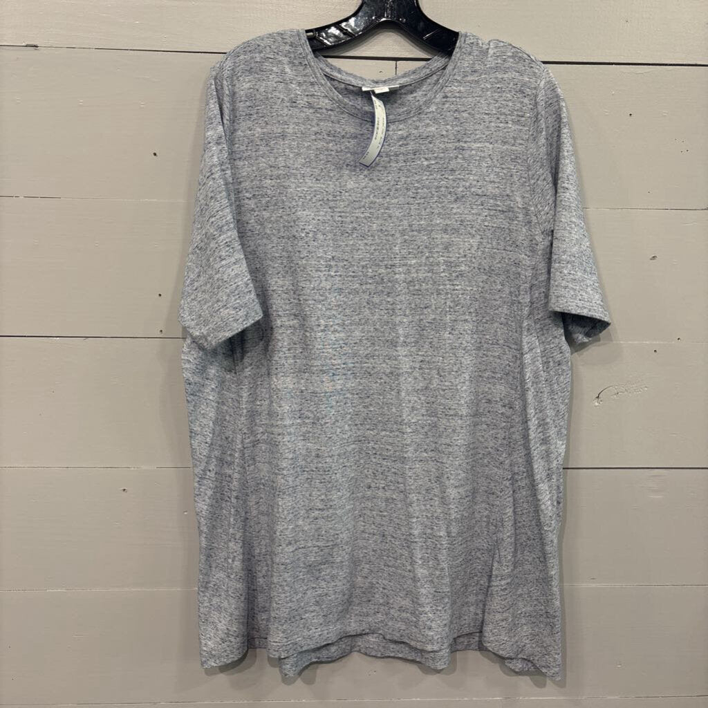 J.JILL,BASIC TOP ,BLUE,XL