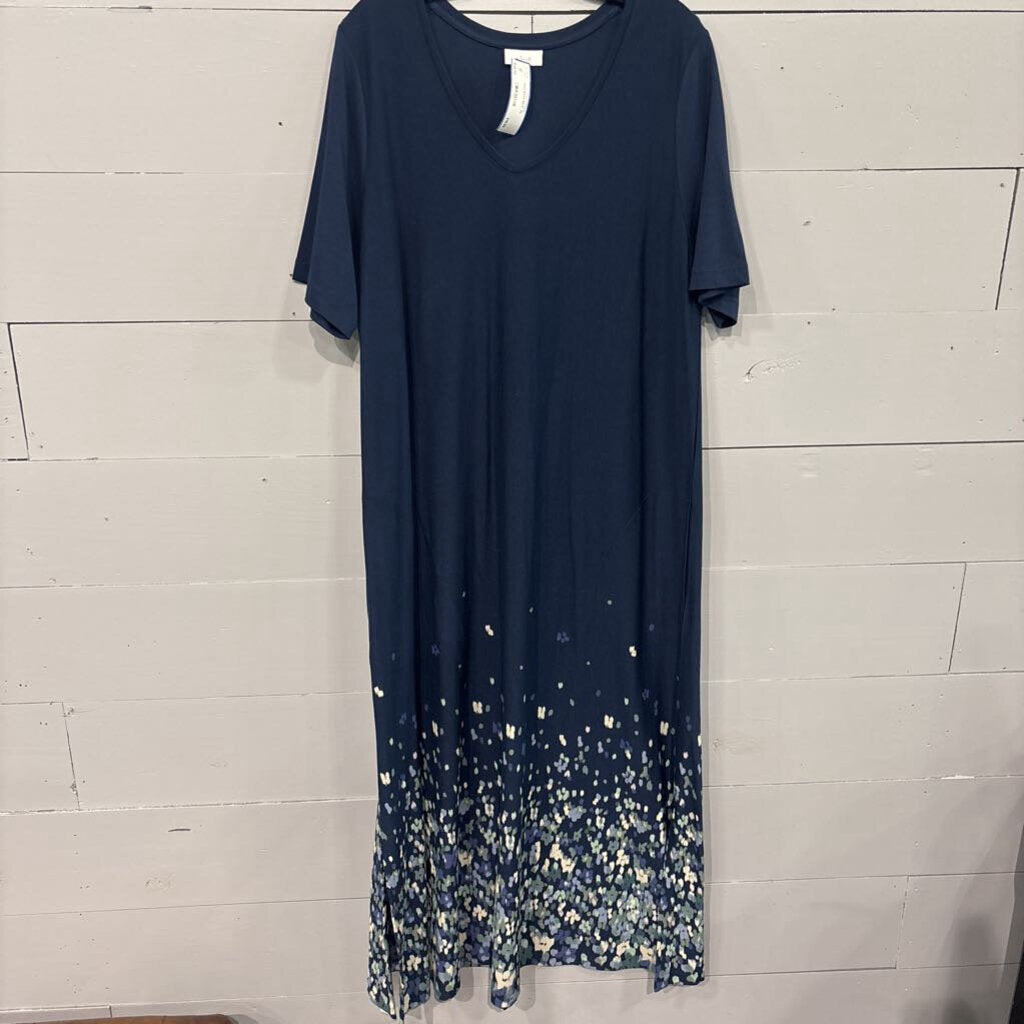 J.JILL,maxi dress,NVY ,XL