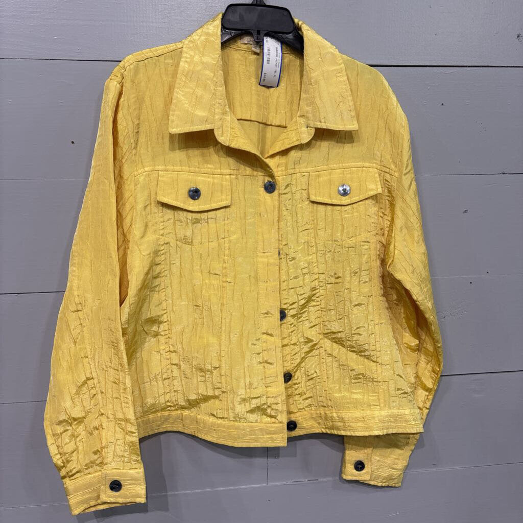 CHOICES,SHIMMER JACKET ,YEL,XL
