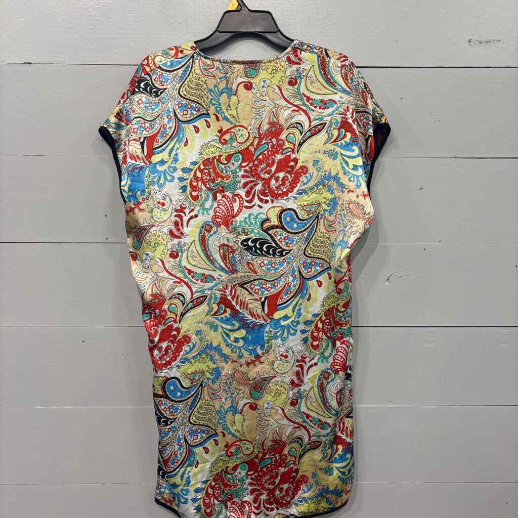 MAUDE,SHEER PATTERNED KIMONO ,MULTI,OS