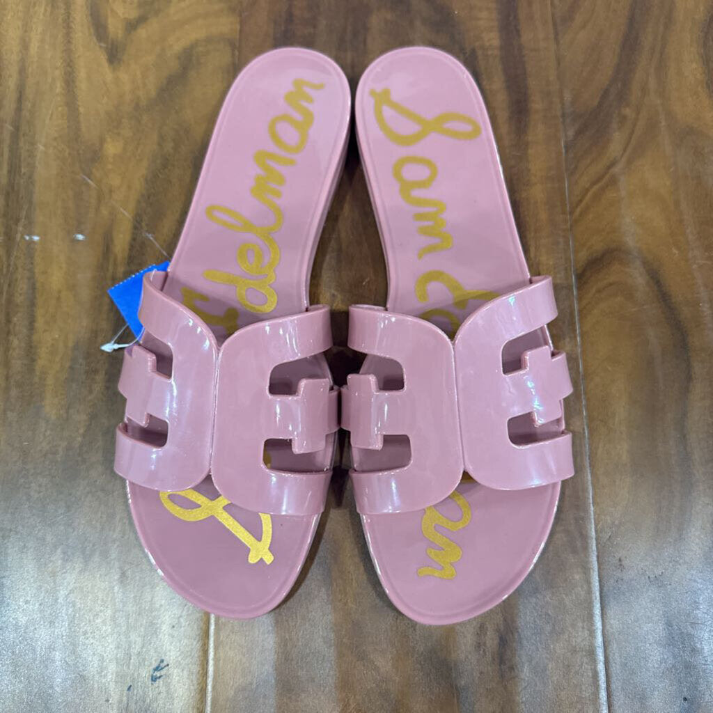 SAM EDELMAM,JELLY SLIDE SANDAL ,MAUVE,9