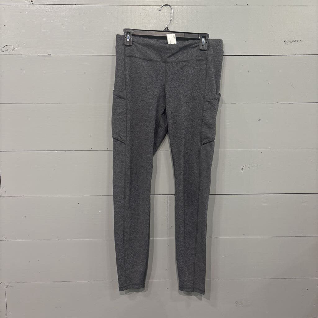 LULULEMON,LULU LEGGING,GRY ,10