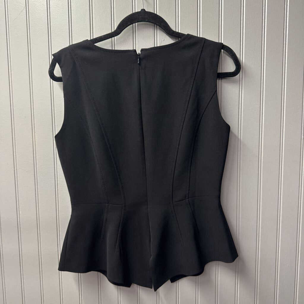 WHITE HOUSE BLACK MARKET,VNECK TANK TOP ,BLK ,M