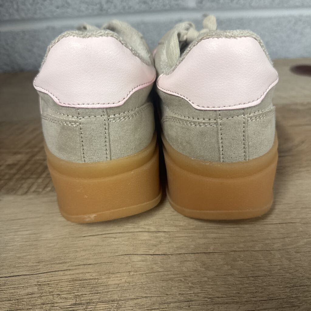 SEAVEES,TRENDY SNEAKER,GRN WHT BLUE,8