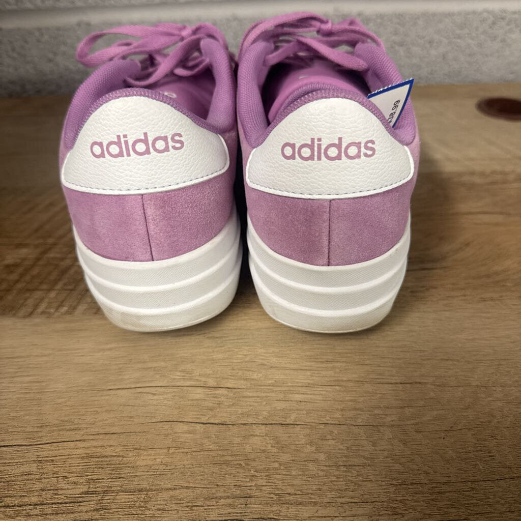 ADIDAS,TRENDY PLATFORM SNEAKER,PINK WHT ,7.5