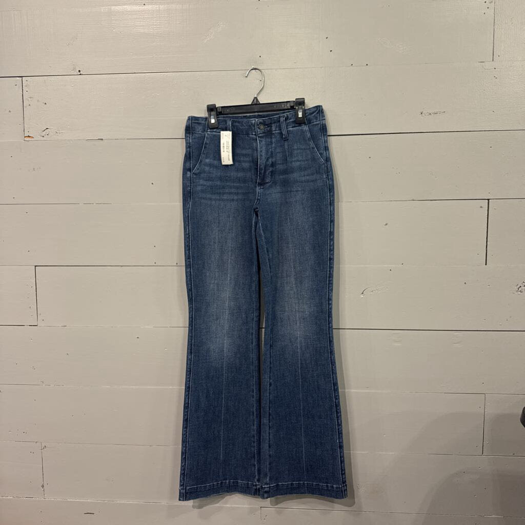 JUDY BLUE,*DENIM BOOT CUT TROUSER JEANS,BLUE ,26