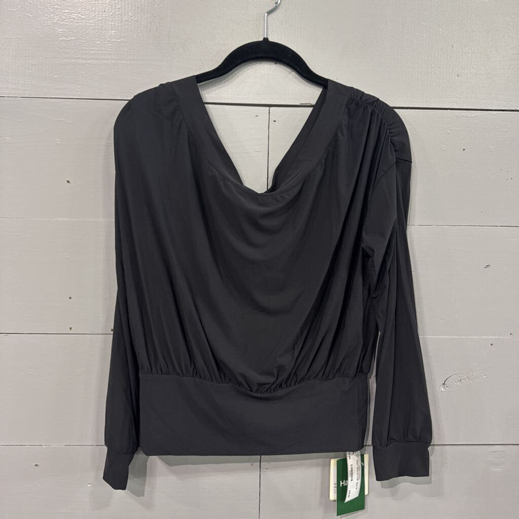 HALARA,NWT ACTIVE TOP ,BLK,M