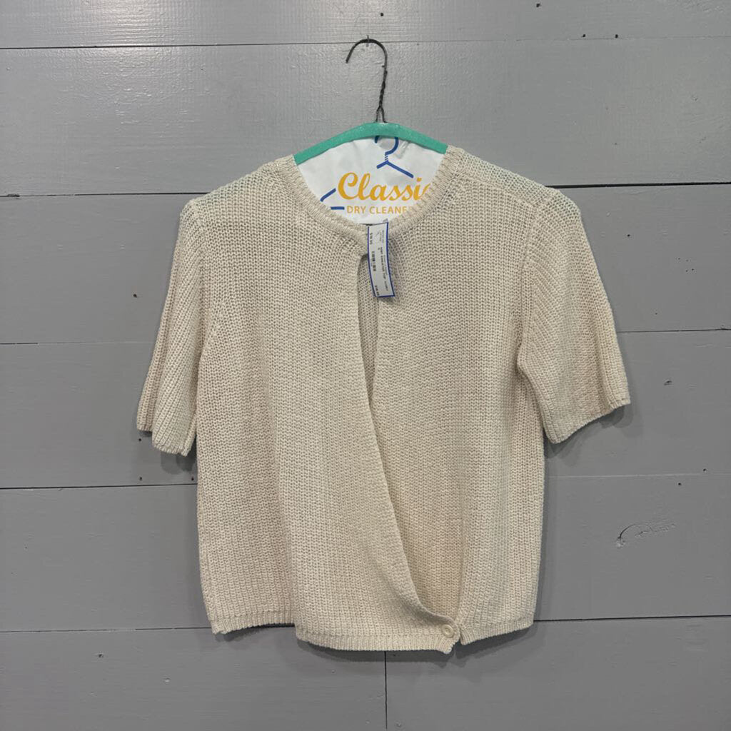 BY TOGETHER,KNIT SWEATER TOP ,IVORY,S