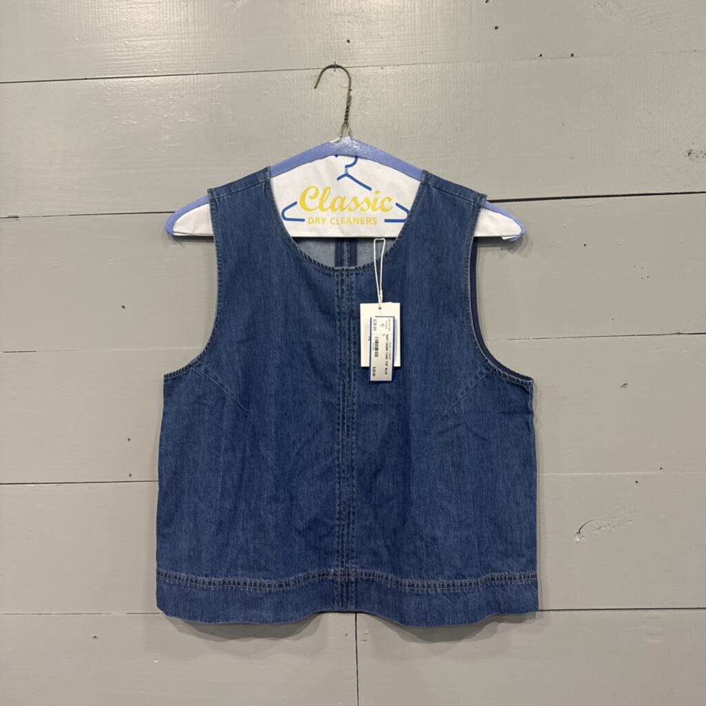 ZSUPPLY,NWT DENIM TANK TOP ,BLUE,L