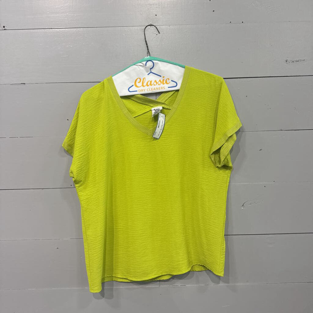 IVU JANE,BASIC VNECK TOP ,GRY,S/M