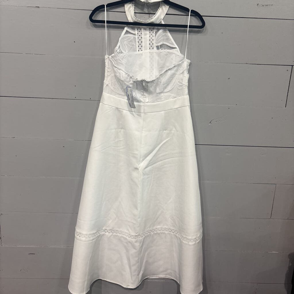 ENDLESS BLU,NEW EYELET DRESS,WHT,L