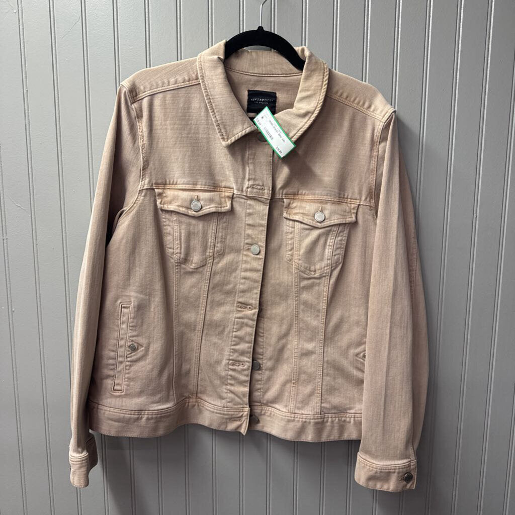 LIVERPOOL,DENIM JACKET ,BRN ,XXL
