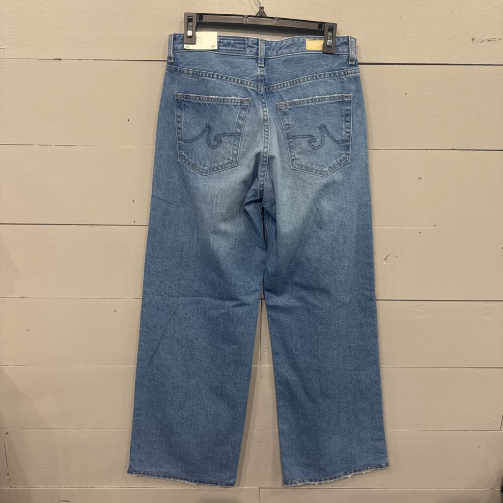 AG DENIM,NWT DENIM WIDELEG RETAIL $235,BLUE,26