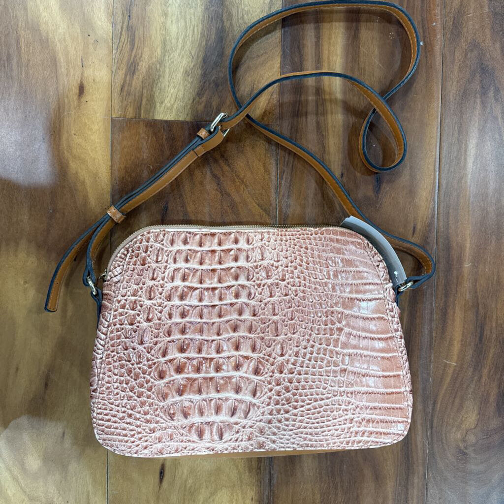 *LEATHER ALLIGATOR CROSSBODY