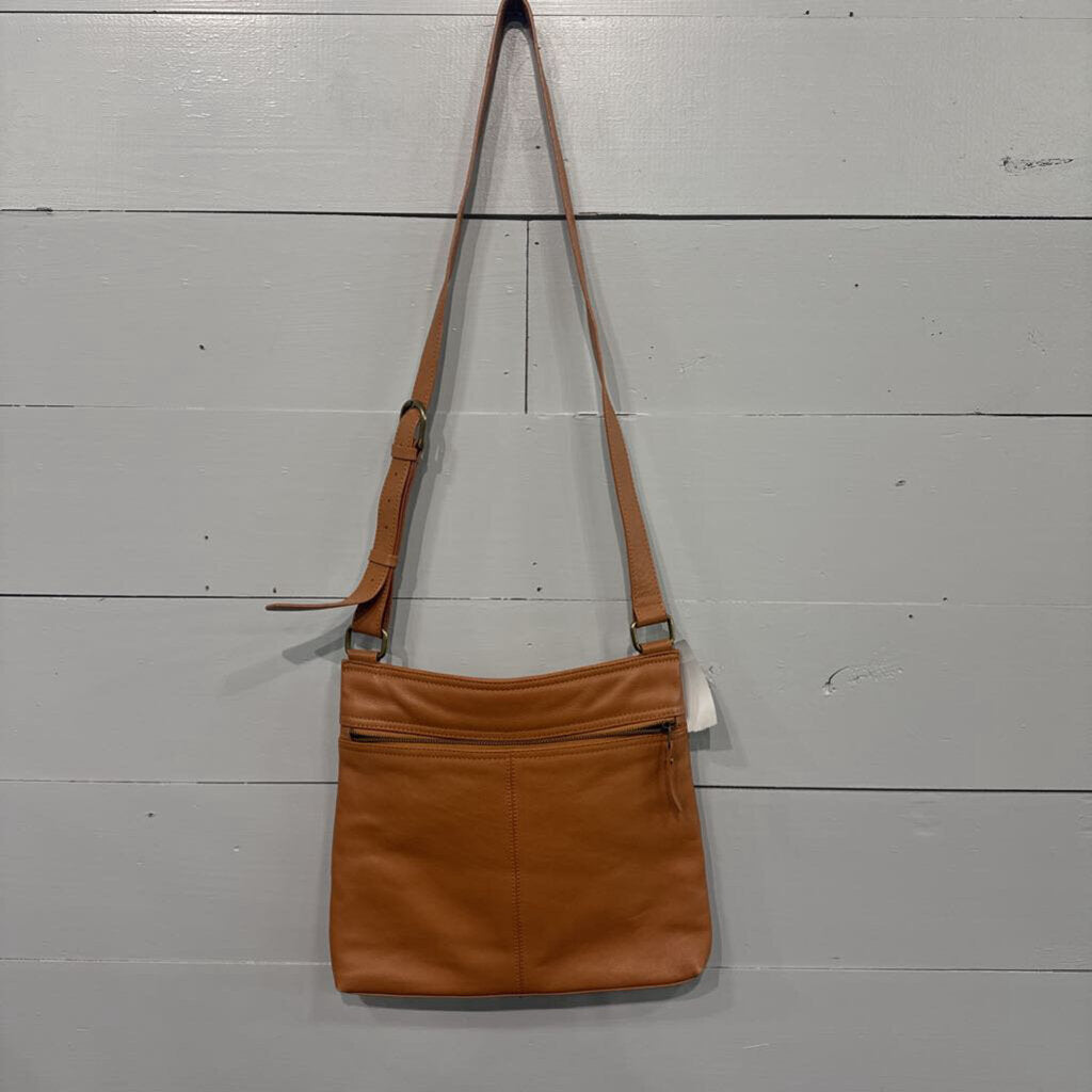 THE SAK,*LEATHER CROSSBODY,CAMEL