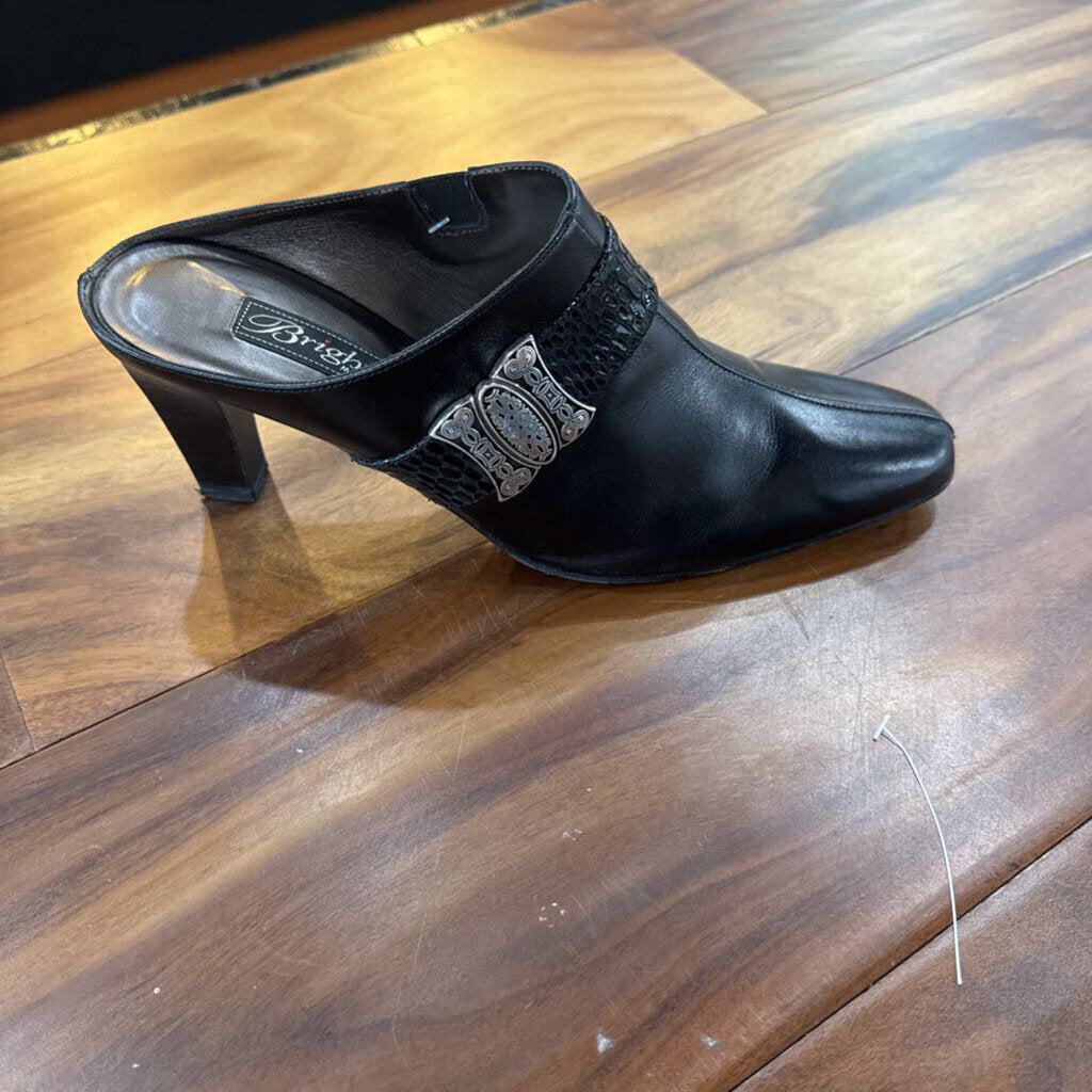 BRIGHTON,SINGER STRETCH SNAKE ,BLK ,8