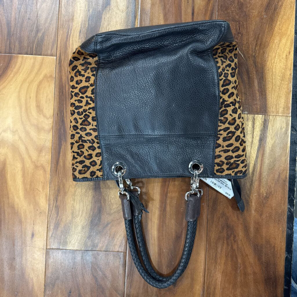 BRIGHTON,FASHION BRIGHTON SHOULDER BAG ,METALLIC LEOPARD