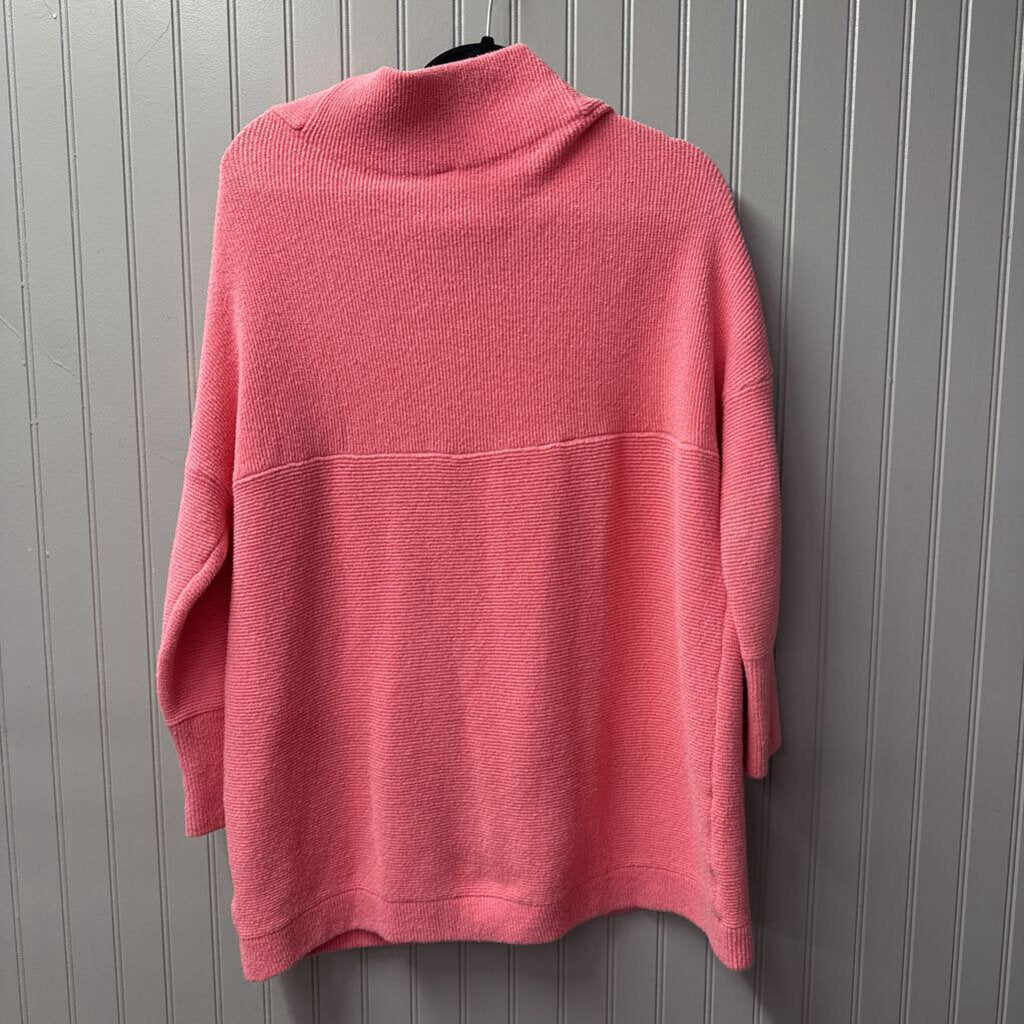 FREE PEOPLE,FP TUNIC SWEATER ,PINK ,S