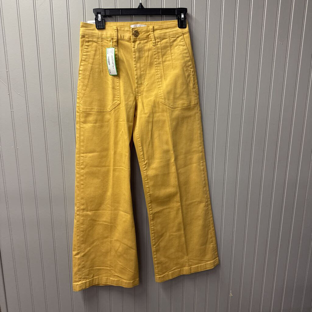 KUT,WIDELEG PANT ,YEL,0