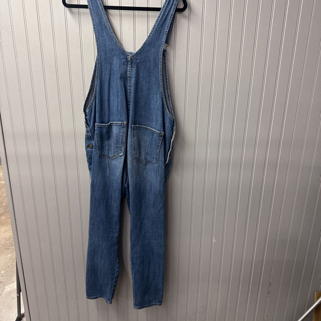 CURRENT ELLIOT,DENIM OVERALL PANT ,BLUE ,0