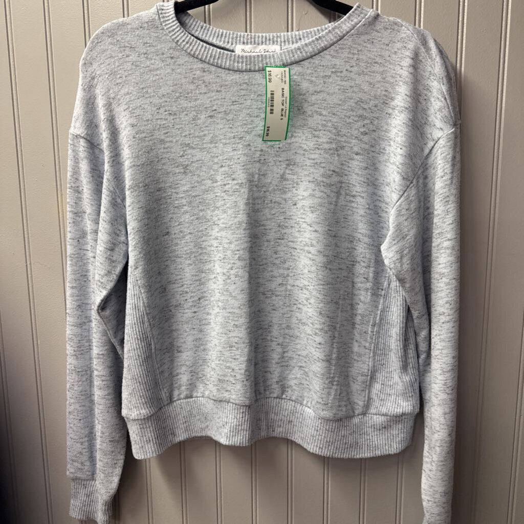 MICHAEL STARS,BASIC TOP ,BLUE,S