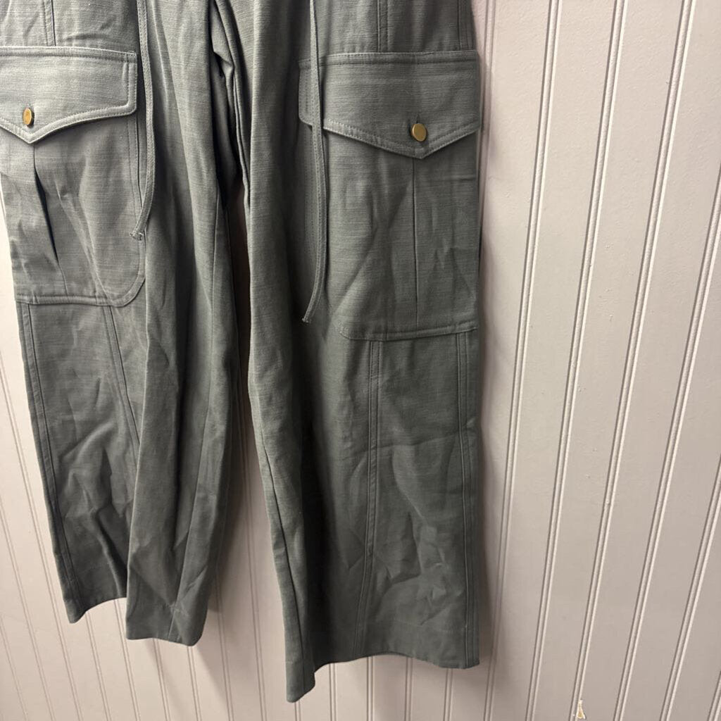 CAMELLIA,*WIDELEG CARGO PANTS,GREEN,S