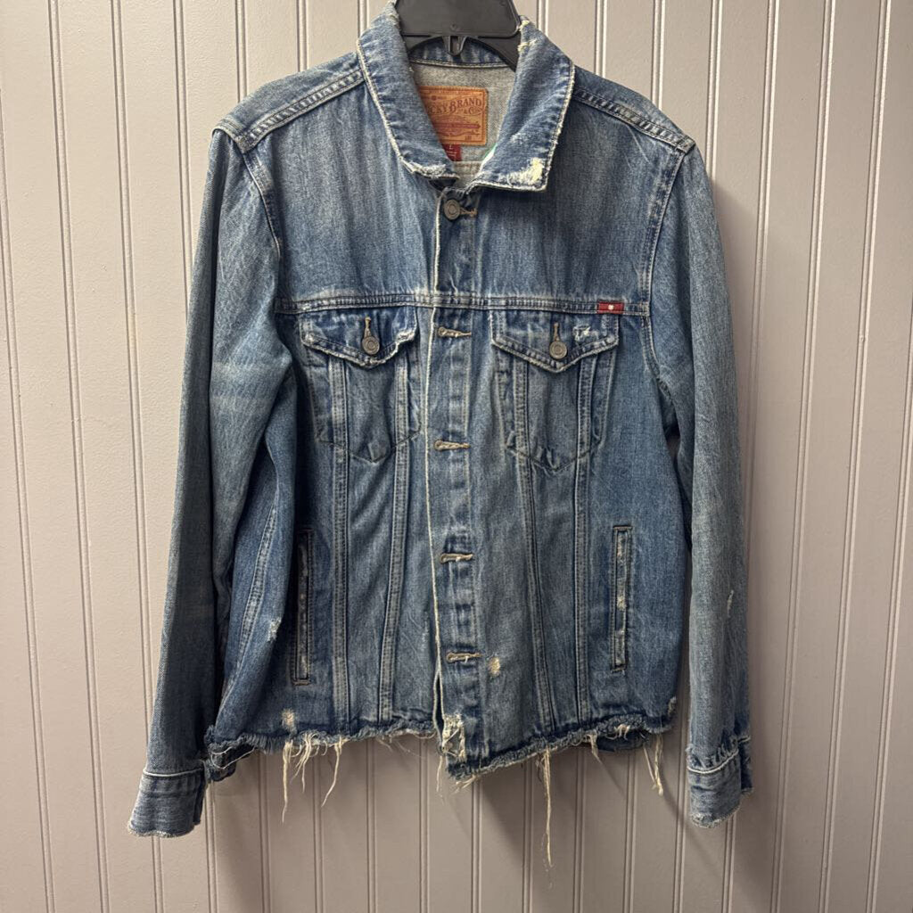 DENIM JACKET,BLUE,L