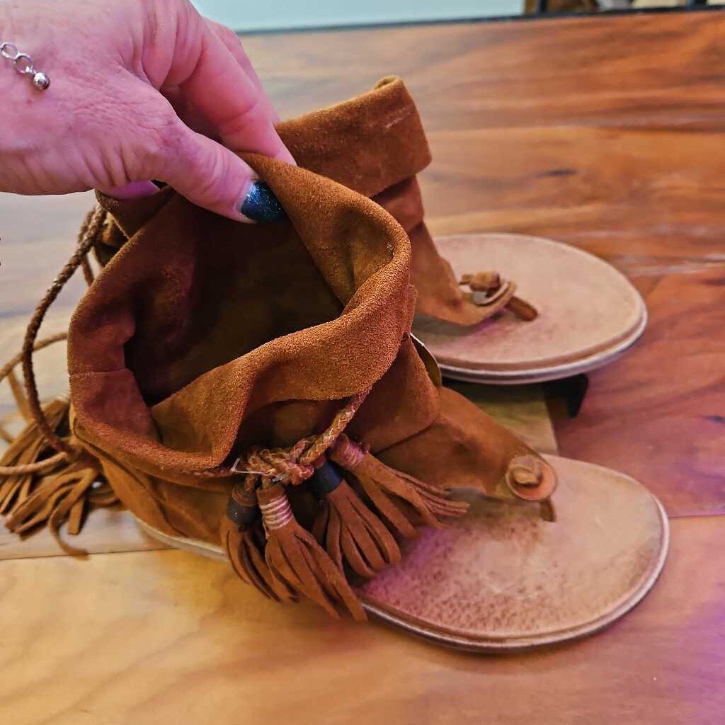 FREE PEOPLE,FP SUEDE ,BROWN,38